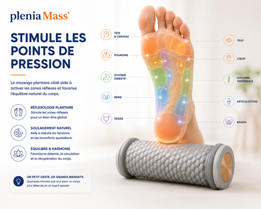 PleniaMass - Rouleau Massage Plantaire