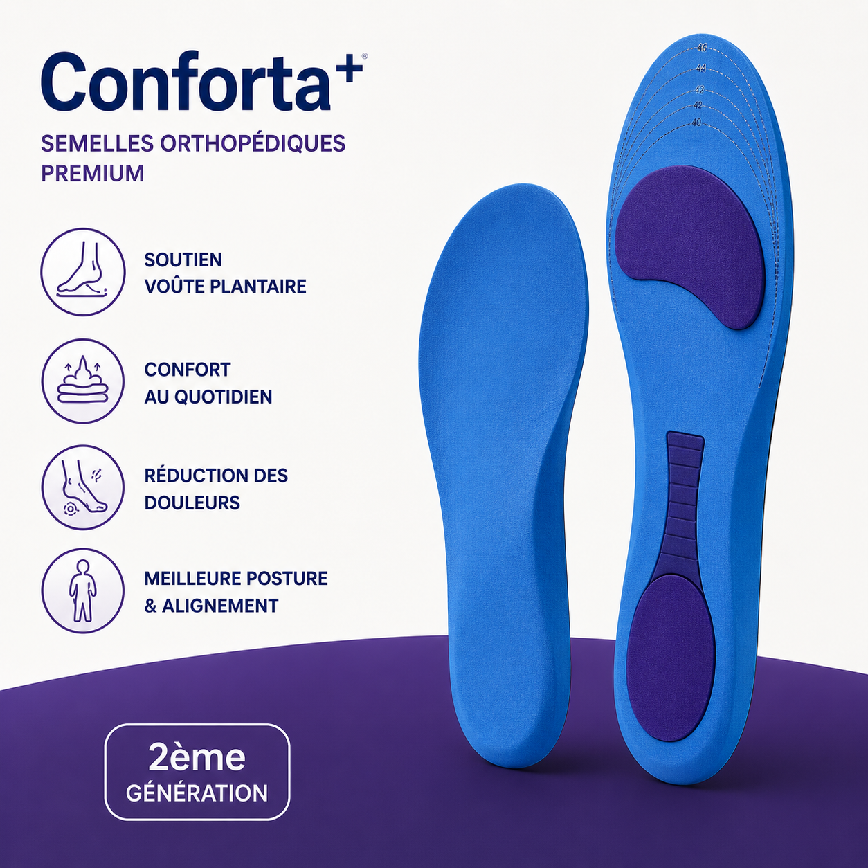 Conforta+ - Votre alliée pour des journées actives et sans douleur.